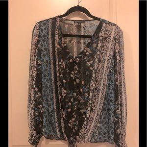 Women 1X multicolor top